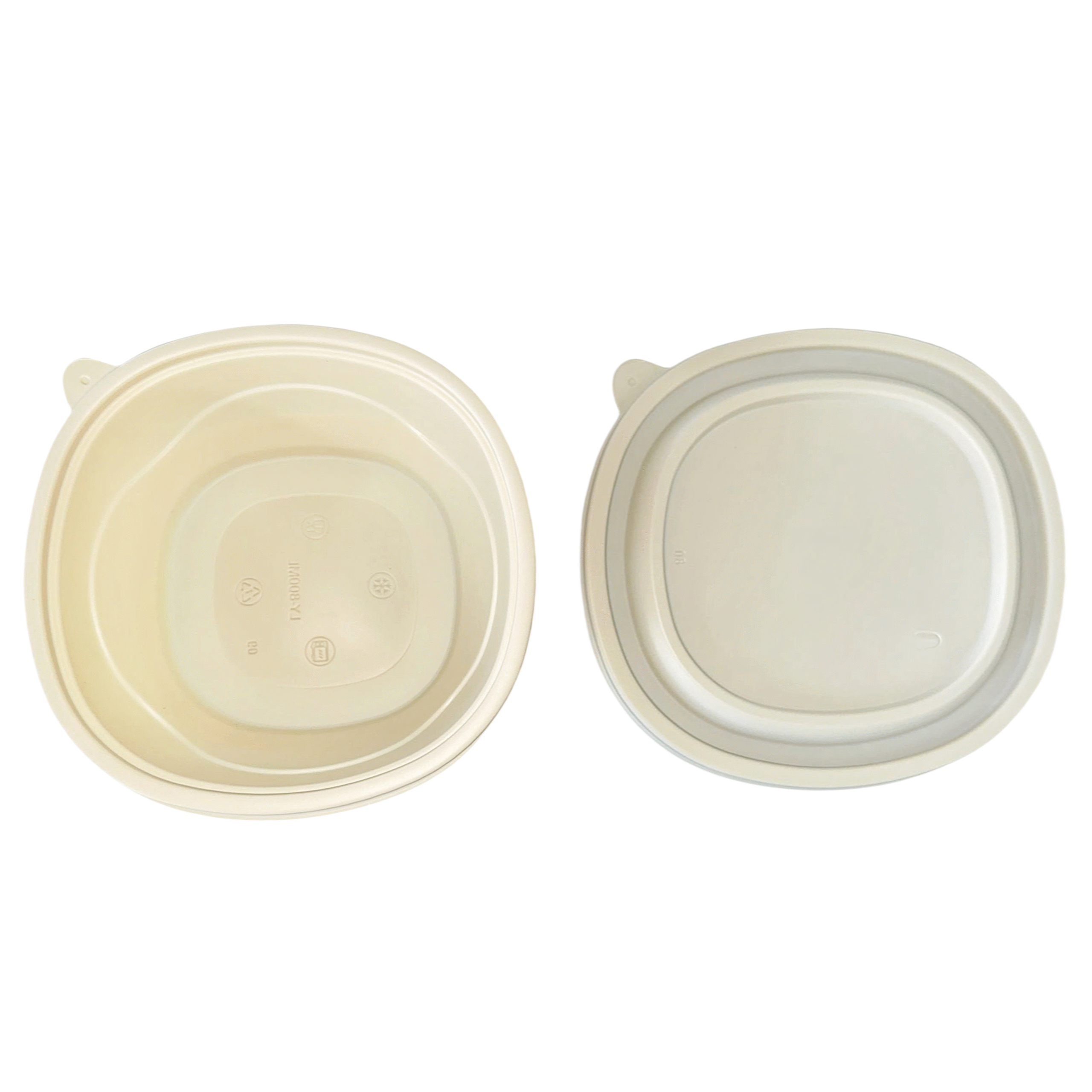Bol à soupe avec couvercle en poudre de bambou+ polypropylène – Image 4
